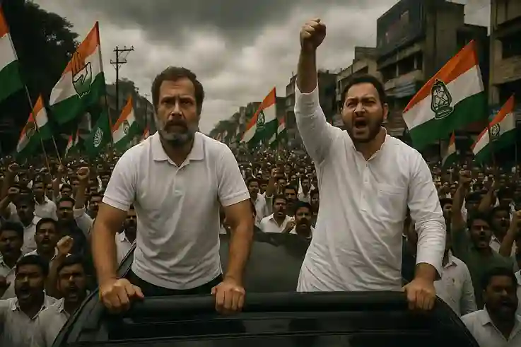 Bihar में चक्का जाम: Voter लिस्ट पर बवाल, Rahul-Tejashwi सड़क पर!